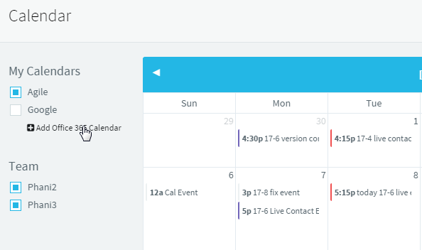 agile crm book appointment calendar tool
