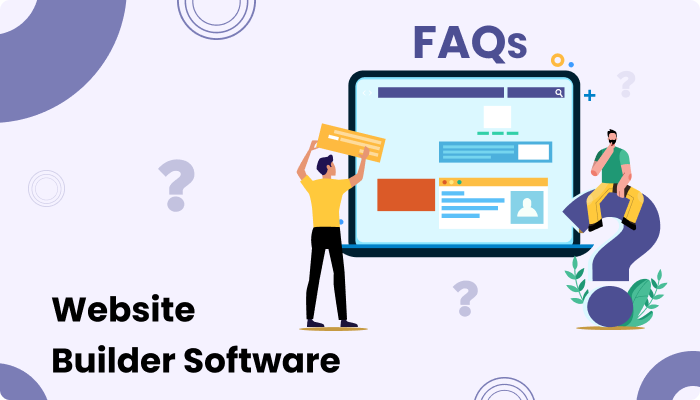 Website Builder Software FAQs Banner