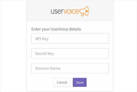 uservoice Setup, Step-2